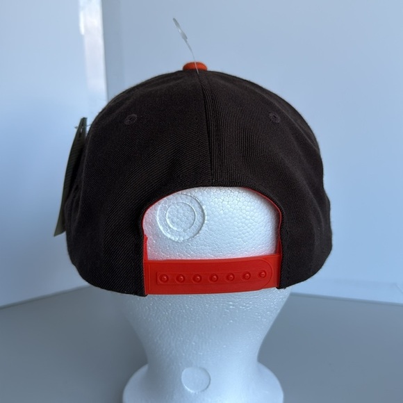 NWT Obey Brown and Orange Posse Snapback Hat Cap Wool Blend - Picture 6 of 9